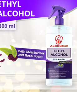ALCOSHIELD 70% ETHYL ALCOHOL 300ML