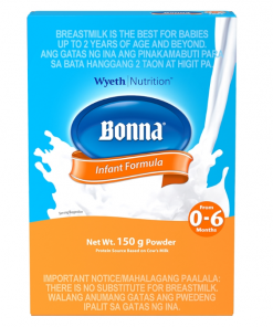 BONNA POWDERED MILK 0-6MOS 150G
