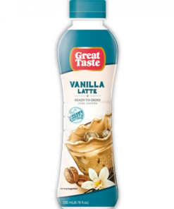 GREAT TASTE VANILLA LATTE 200MLX24