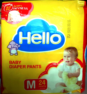 Little Angel Baby Diaper Pants, Medium - 40 Pcs