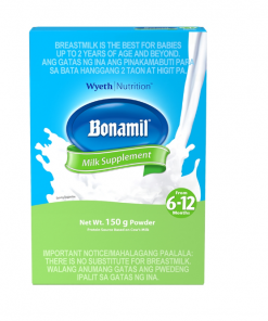 BONAMIL POWDERED MILK  6-12MOS 150G