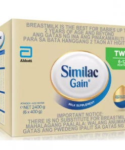 SIMILAC GAIN TWO POWDERED MILK 6-12 MOS 2400G