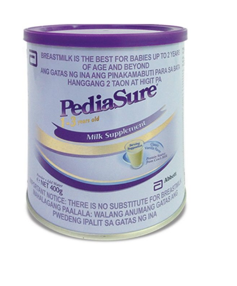 PEDIASURE 1 3 VANILLA POWDERED MILK 400G SRS Sulit PEDIASURE 1 3 VANILLA POWDERED MILK 400G SRS Sulit