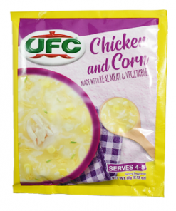 UFC INSTANT SOUP CHICKEN AND CORN 60G