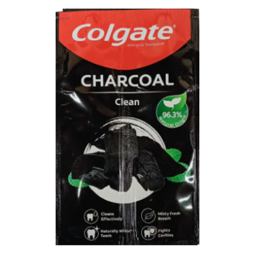 COLGATE TP CHARCOAL CLEAN 20G SACHETX144 SRS Sulit