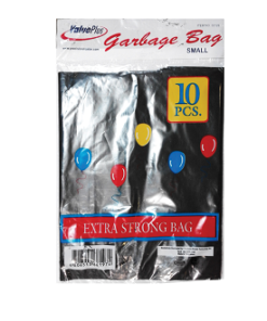 VALUE PLUS FLAT GARBAGE BAG (SMALL) 10'S