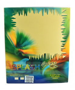 SPLASH COLORED PAPER ASSORTED SHORT 1REAM