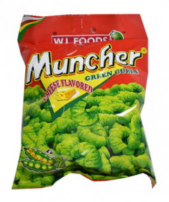 MUNCHER GREEN CURLS CHEESE 35G