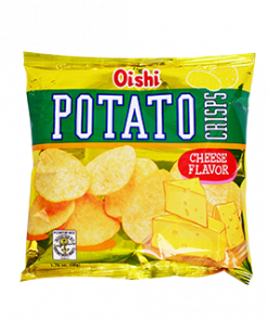 OISHI POTATO CRISP CHEESE FLAVOR 50G