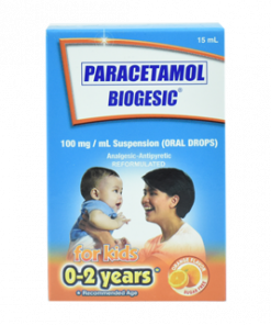 BIOGESIC 100MG DROPS FOR KIDS 15ML
