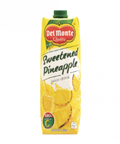 DEL MONTE TETRA SWEETENED PINEAPPLE JUICE 1L