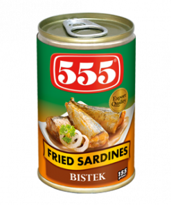 555 FRIED SARDINES BISTEK 155G