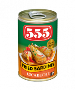 555 FRIED SARDINES ESCABECHE 155G