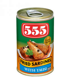 555 FRIED SARDINES WITH TAUSI 155G