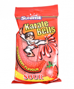SUNRISE KARATE BELTS STRAWBERRY