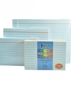 INDEX CARD COLORED 1/8 3X5