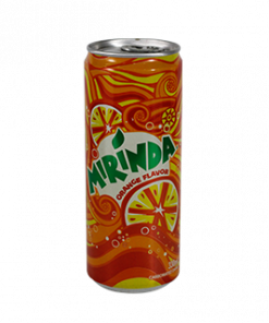 MIRINDA ORANGE 330ML CAN
