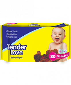 TENDER LOVE BABY WIPES SCENTED 80'S