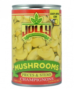 JOLLY MUSHROOM PCS&STEMS 400G