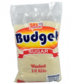 SRS BUDGET WASHED SUGAR 1/2 KILO