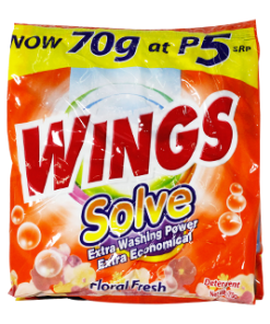 WINGS POWDER SOLVE W/FLORAL  70GX150