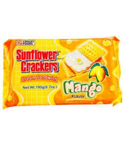 SUNFLOWER CRACKERS MANGO 190G