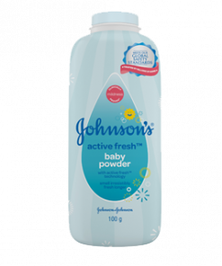JOHNSONS BABY POWDER ACTIVE FRESH 100G