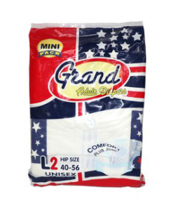GRAND ADULT DIAPER LARGE 2S