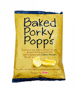BAKED PORKY POPPS VINEGAR 17G
