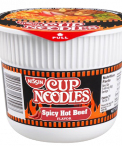 NISSIN MINI CUP SPICY HOT BEEF 45G