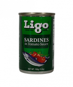 LIGO SARDINES IN TOMATO SAUCE EASY OPEN 155G