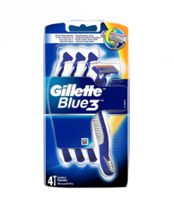 GILLETTE BLUE 3 PCK 4S