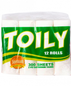 TOILY TISSUE ROLL 2PLY 12S