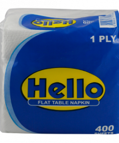 HELLO FLAT TABLE NAPKIN 400