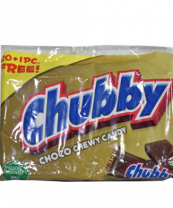 CHUBBY CHOCO CHEWY CANDY 20'S