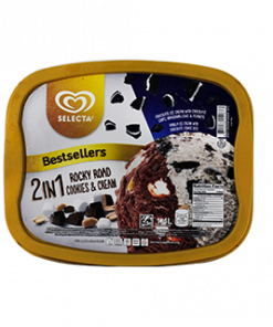 SELECTA ROCKY ROAD/COOKIES N CREAM 1.4L
