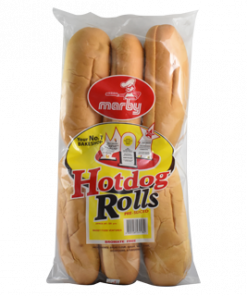 MARBY HOTDOG ROLLS 6'S