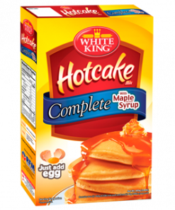 WHITE KING COMPLETE HOTCAKE MIX WITH SYRUP 400G