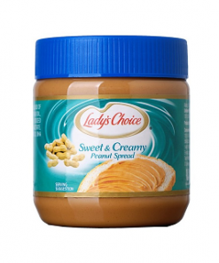 LADY'S CHOICE SWEET & CREAMY PEANUT BUTTER 340G