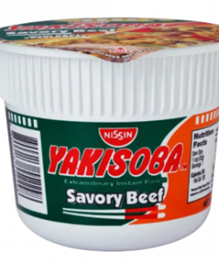NISSIN MINI YAKISOBA SAVORY BEEF 52G
