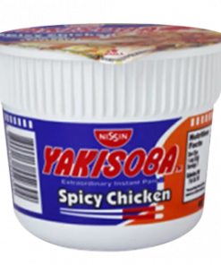 NISSIN MINI YAKISOBA SPICY CHICKEN 52G