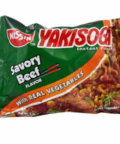 NISSIN YAKISOBA SAVORY BEEF 59G