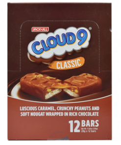 CLOUD 9 CHOCOLATE BAR 28G 12S