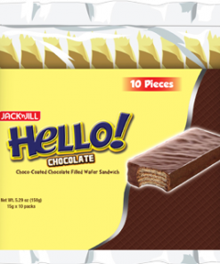 HELLO COATED WAFER CHOCO 15GX10'S