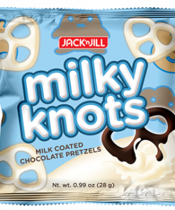 JACK N JILL MILKY KNOTS PRETZELS 28G