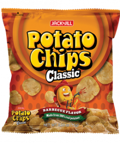 JACK N JILL  POTATO CHIPS BBQ 25G