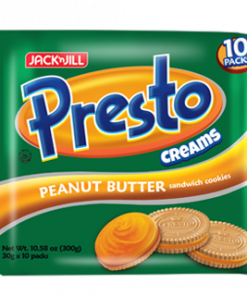 PRESTO CREAM PEANUT BUTTER 30GX10S