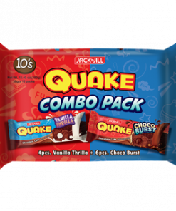 QUAKE BAR CHOCO-VANILLA COMBO 38GX10S