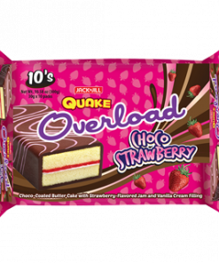 QUAKE OVERLOAD CHOCO STRAWBERRY 30GX10S