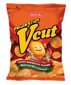 V CUT POTATO CHIPS BBQ 65G
